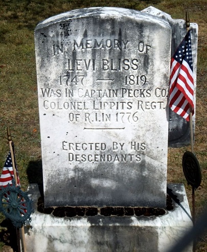 Levi Bliss Headstone