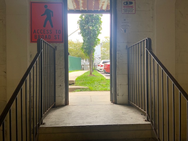 AOH parking exit
